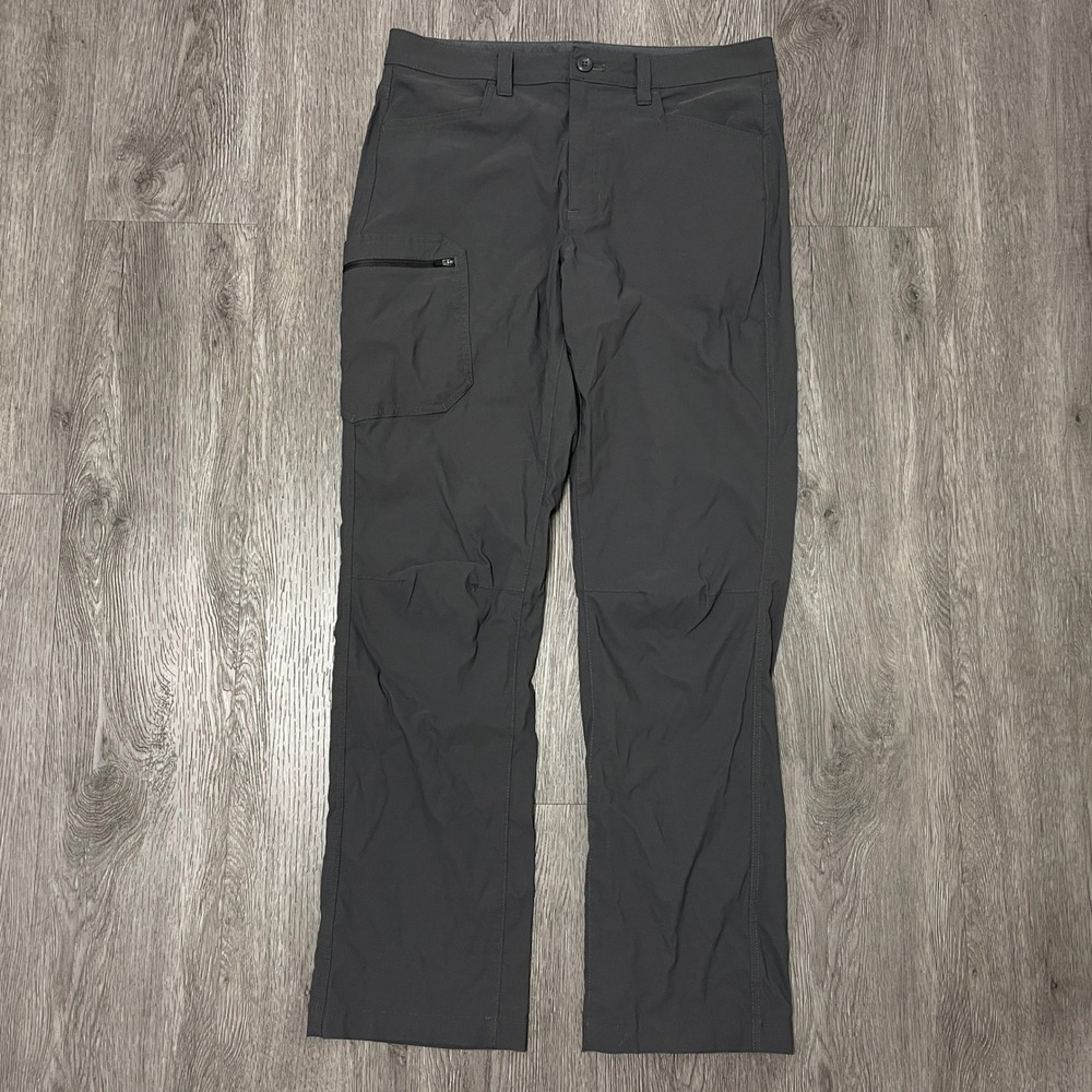 Eddie Bauer Pants Mens 32x31 Gray Guide Pro Outdoor Hiking Stretch Cargo